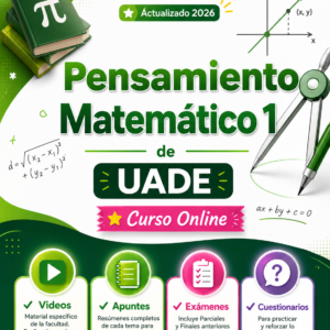Pensamiento Matemático I - UADE