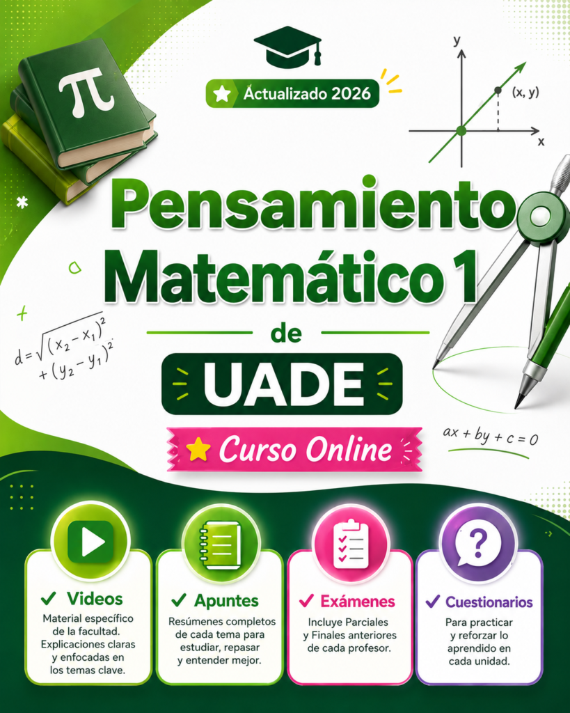 Pensamiento Matemático I - UADE