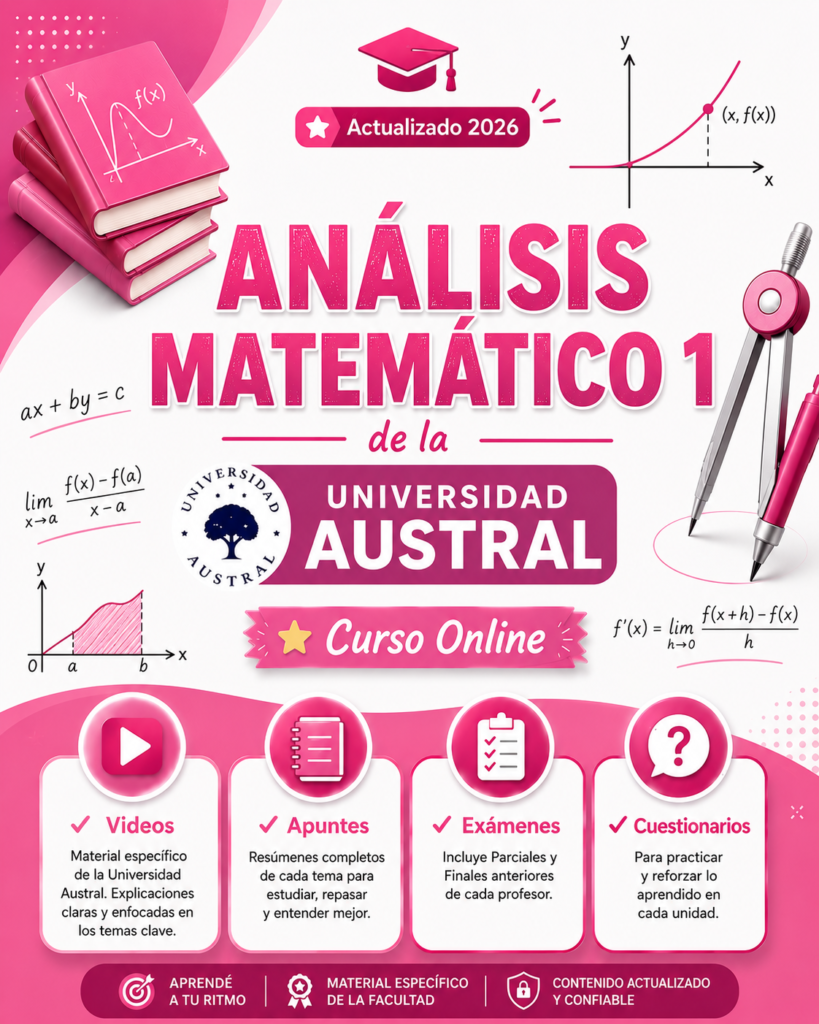 AUSTRAL - ANALISIS MATEMATICO 1 FCE