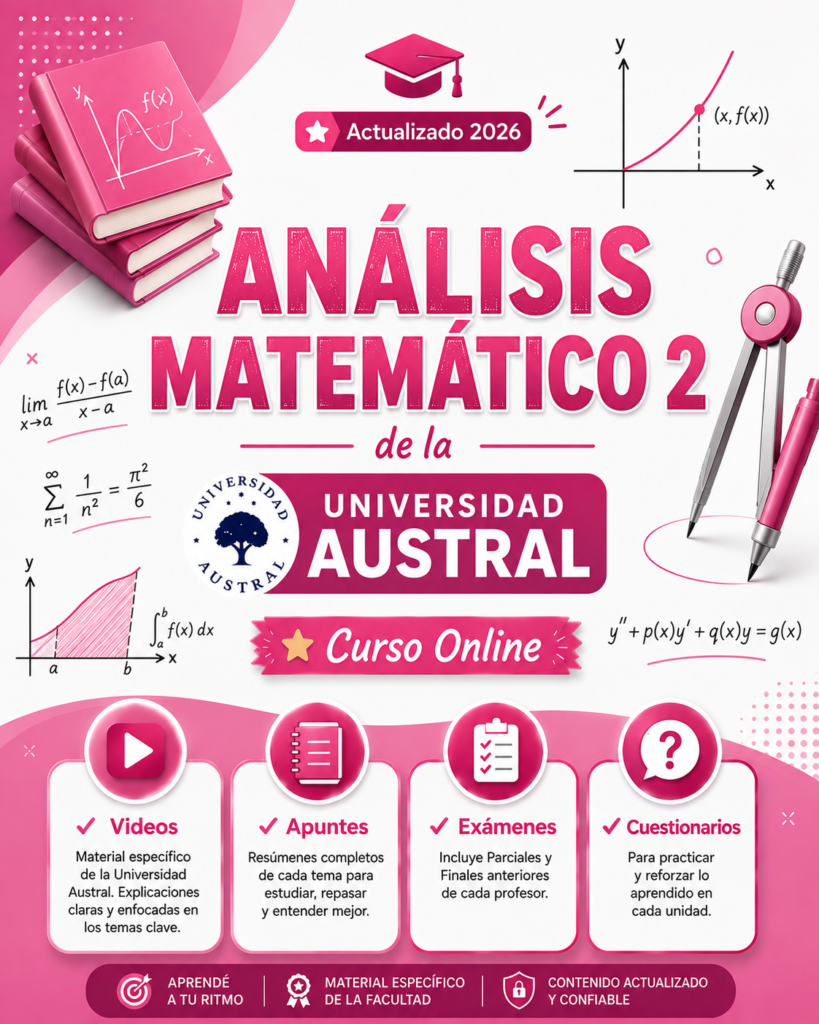 AUSTRAL - ANALISIS MATEMATICO 2 FCE
